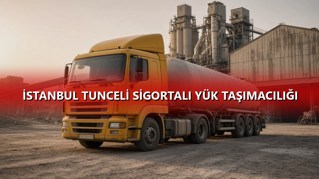 İstanbul Tunceli Sigortalı Yük Taşımacılığı